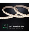 V-Tac 10W/m LED strip - IP65, 3-in-1, CRI80