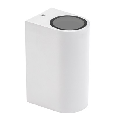 GU10 Wandlamp met up/down licht - IP54 buiten, Wit, Zonder lichtbron