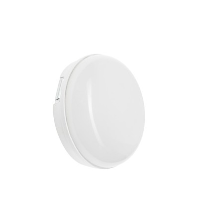 8W LED Technic wandlamp - IP54, IK10, rond, wit, incl. lichtbron