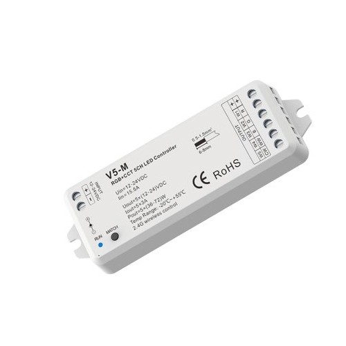 LEDlife rWave RGB+CCT-controller - 12V (180W), 24V (360W)