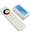 RGB+W-controller met afstandsbediening - RF draadloos, 12V (192W), 24V (384W)