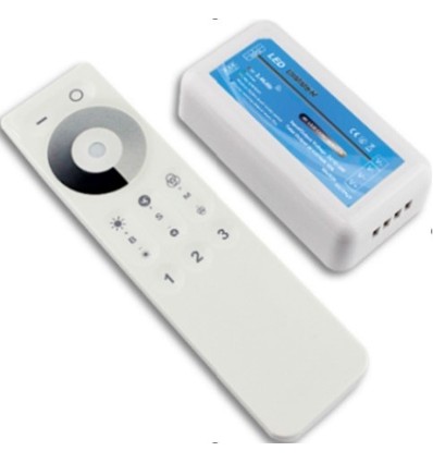 Dimmer met afstandsbediening - RF draadloos, 12V (144W), 24V (288W)