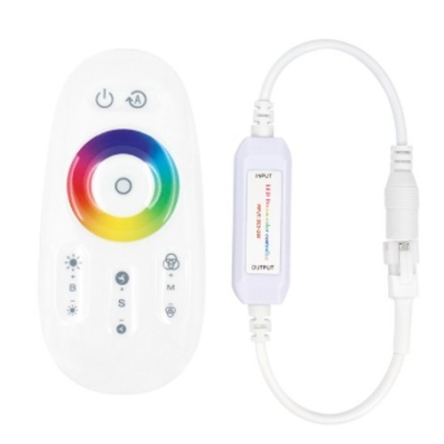 RGBIC-controller met afstandsbediening - RF draadloos, 12V (144W), 24V (288W)