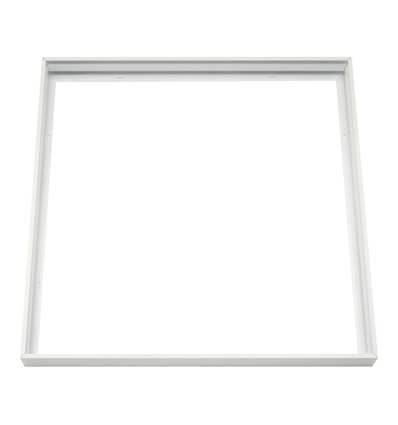 Frame voor 60x60 LED-paneel - Snelle schroefloze montage, witte rand