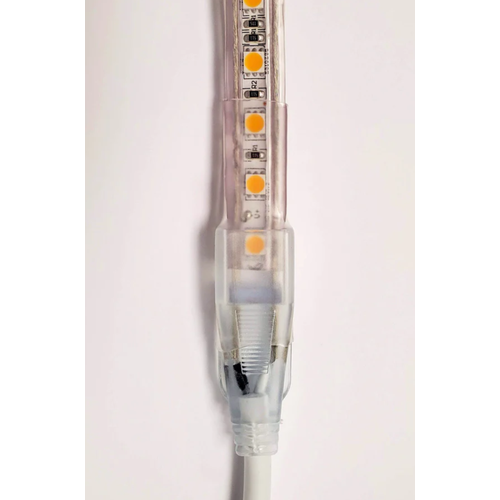 Verbinding en afdichting van 230V strip/neonflex - Met siliconen en krimpkous (stekker en eindstuk)