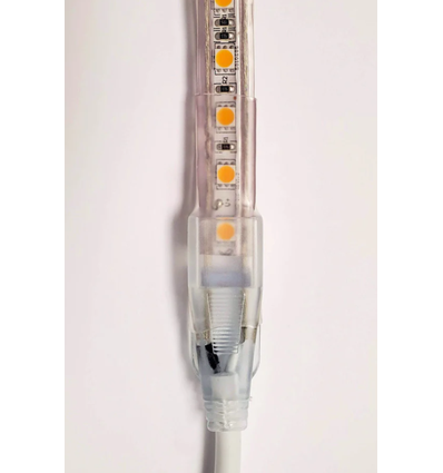 Verbinding en afdichting van 230V strip/neonflex - Met siliconen en krimpkous (stekker en eindstuk)