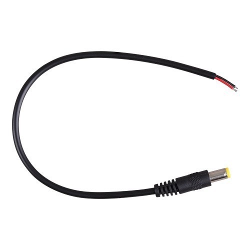 DC mannelijke stekker - Voor LED-strips, 5V-48V, zwart