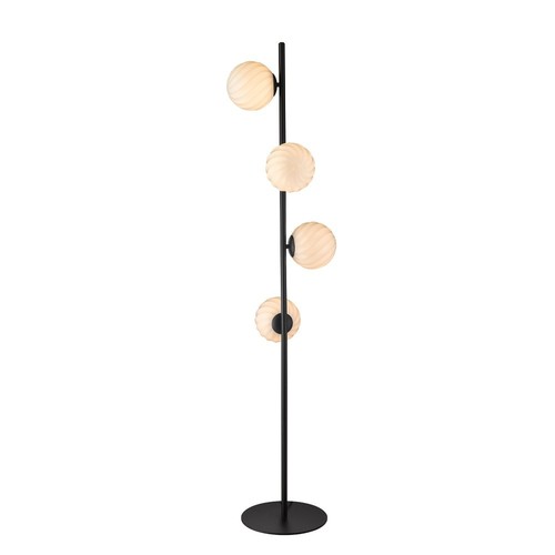 Halo Design - Twist 4 vloerlamp, Opal/ zwart