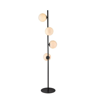 Halo Design - Twist 4 vloerlamp, Opal/ zwart