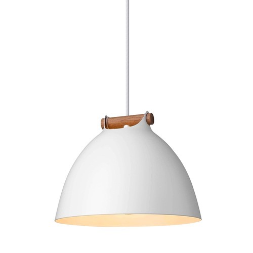 Halo Design - ÅRHUS hanglamp Ø24cm E27, Wit / Hout