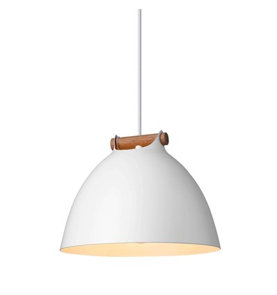 Halo Design - ÅRHUS hanglamp Ø24cm E27, Wit / Hout