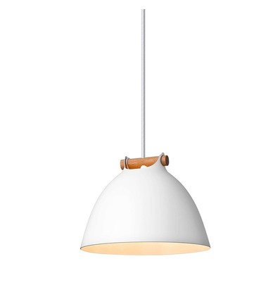 Halo Design - ÅRHUS hanglamp Ø18cm G9, Wit / Hout