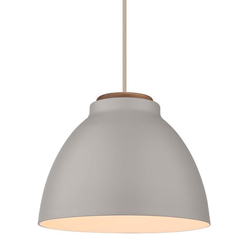 Halo Design - NIVÅ hanglamp Ø24 E27, Grijs / Hout