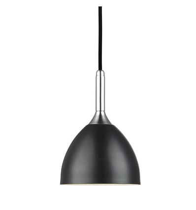 Halo Design - BELLEVUE Hanglamp Ø14 zwart / chroom
