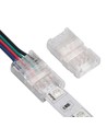 Slanke LED-strip connector voor losse draden - 10mm, RGB, IP20, 5V-24V
