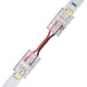 Slanke connector met kabel voor LED-strip - 10mm, enkelkleurig, IP20, 5V-24V