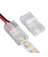 Slanke LED-strip connector voor losse draden - 8mm, enkelkleurig, IP20, 5V-24V