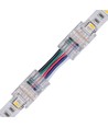 Slanke connector met kabel voor LED-strip - 10mm, RGBW, IP20, 5V-24V