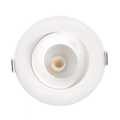 7W Ø10cm Low profile inbouwspot dimbaar RA93 - Zaagmaat: Ø8,3 cm, Afmetingen: Ø10 cm, CCT