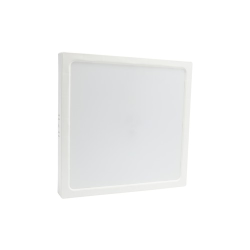 24W LED plafondlamp - 29 x 29cm, hoogte: 3,8cm, witte rand