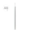 3-fasen GU11 CHLOE Slim Hanglamp - 250V, Wit, Zonder lichtbron, IP20, 40x500+1m draad