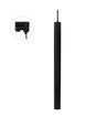 3-fase GU11/MR11 CHLOE SLIM hanglamp - Zonder lichtbron, 250V, IP20, 40x50cm+1m draad, Zwart
