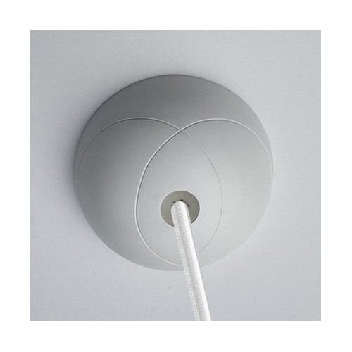 Rosetta afdekking voor lampcontactdoos in wit - Dyberg Larsen