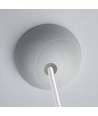 Rosetta afdekking voor lampcontactdoos in wit - Dyberg Larsen