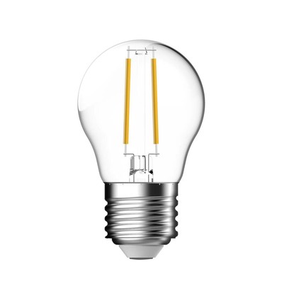 Nordlux Lamp E27 FILAMENT G45 1,2W 140LM 2700K, Helder