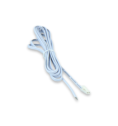 Outlet: 2 meter kabel voor ledstrips (+/-) met stekker