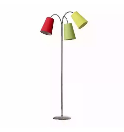 E14 Salsa vloerlamp van Nielsen Light in rood, geel en groen