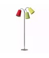 E14 Salsa vloerlamp van Nielsen Light in rood, geel en groen