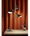 Plafondlamp CORNER, G9, Nielsen Light - Chroom/zwart