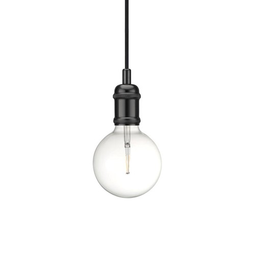 Outlet: Nordlux Avra hanglampophanging, zwart/chroom, E27