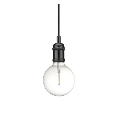 Nordlux Avra pendelophang, zwart/chroom, E27