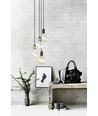 Nordlux Avra pendelophang, zwart/chroom, E27