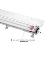 150cm Limea T8 LED-armatuur, doorbedraad - Voor 2x 150cm LED-buizen, IP65 waterdicht
