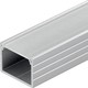 Aluminium profiel 18x13 voor IP65 en IP68 LED-strip - Breed, 1 meter, inclusief mat cover en clips