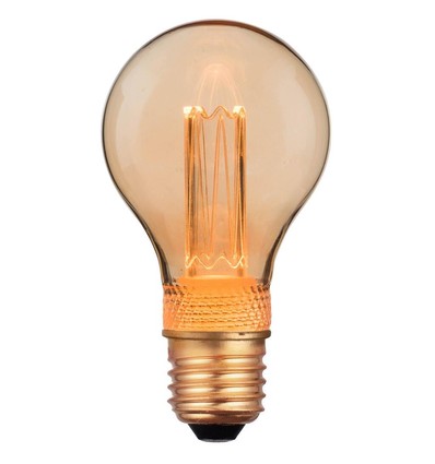 Nordlux Lamp-DEKO E27 A60 RETRO BedARD 2,3W dimbaar, Goud