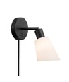 Nordlux Molli wandlamp, E14, zwart