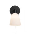Nordlux Molli wandlamp, E14, zwart