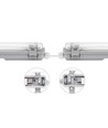 120cm armatuur + 2 st. 18,5W T8 LED buizen - IP65, doorvoerbedraad