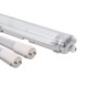 150cm Armatuur + 2x LED buis T8 - IP65, doorvoerbedraad