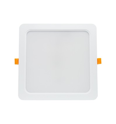 18W 17x17cm LED inbouwpanel - IP54 buiten, zaagmaat: 14,5 x 14,5 cm, afmetingen: 17 x 17 cm