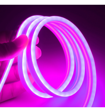 5m 8W per meter Paars 8x16 Neon Flex LED - 12V DC, IP67
