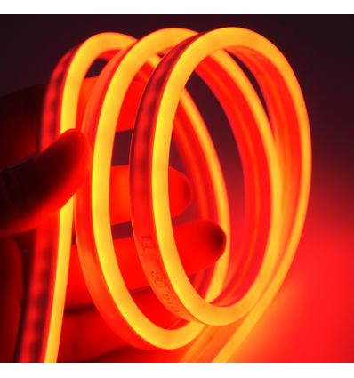 5m 8W per meter Oranje 8x16 Neon Flex LED - 12V DC, IP67