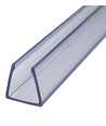 PVC-profiel 8x16 voor LED Neonflex - 1 meter, transparant