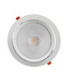 V-Tac 30W LED inbouwspot - Gat: Ø19,5 cm, Afmetingen: Ø22,5 cm, 3,8 cm hoog, Samsung LED-chip, 230V