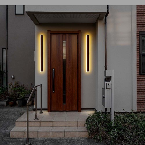 17W LED Cortenkleurige wandlamp - IP65 buiten, incl. lichtbron