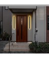 17W LED wandlamp - IP65 buiten, zwart, incl. lichtbron